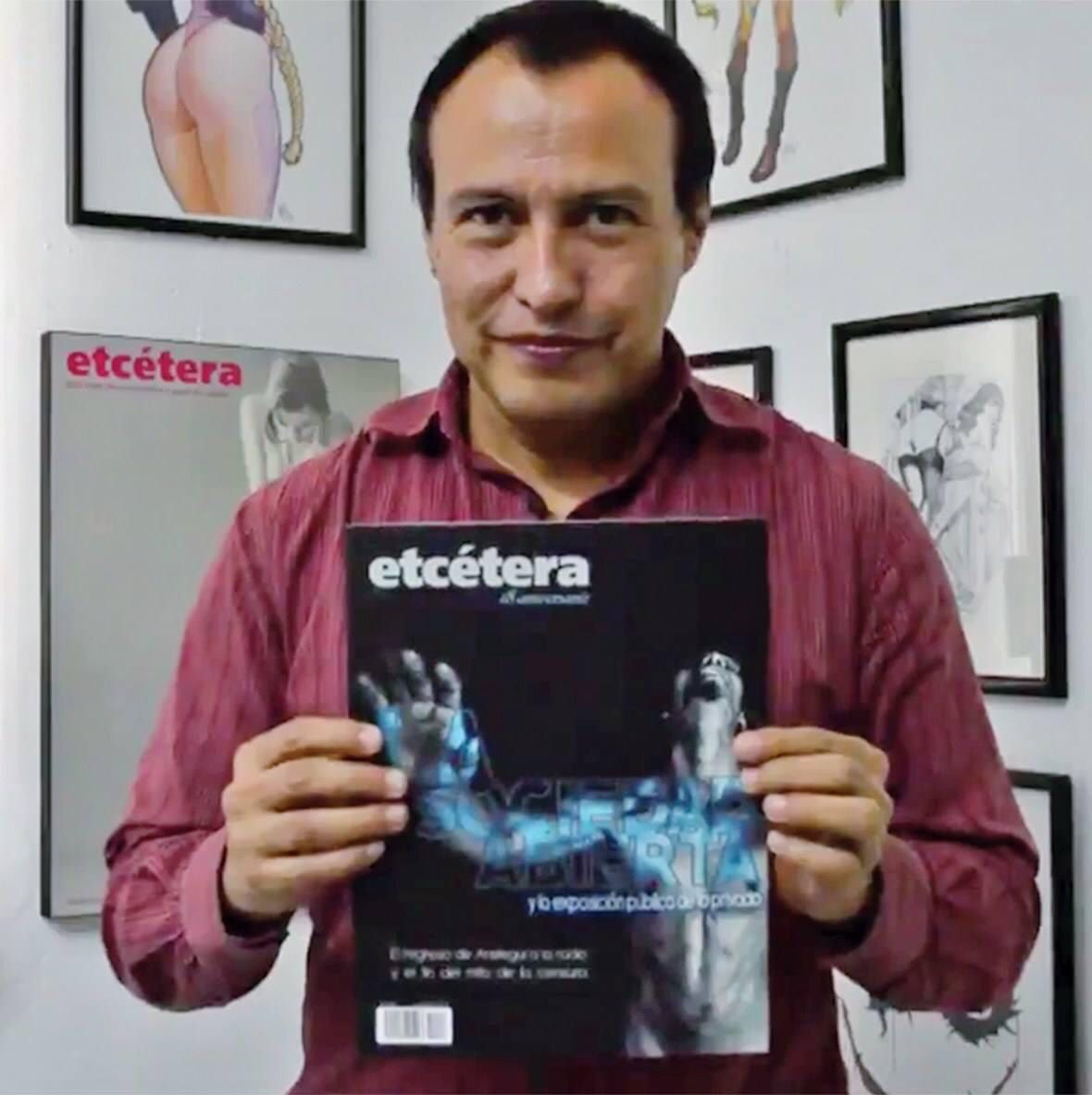 Marco Levario Turcott, director y fundador de la revista 'etcétera'