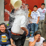 Celebrations of Holy Saturday (Sabado de Gloria) in the center of Mexico City