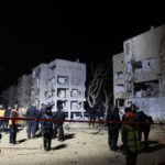 Iranian missile strikes Arad