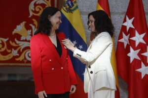 Entrega de medallas a María Corina Machado y a Edmundo González